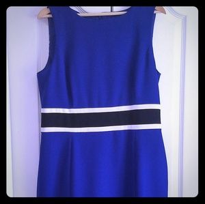 Blue shift dress